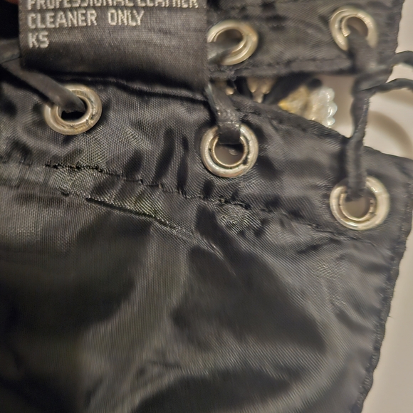 Astars Black Kids Leather Vest - Picture 14 of 16